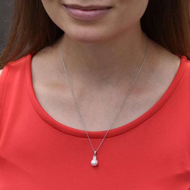 Halskette mit Perle 45016