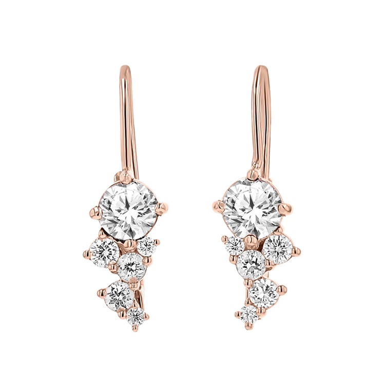 Cluster Ohrringe mit Lab Grown Diamanten Olga 148530