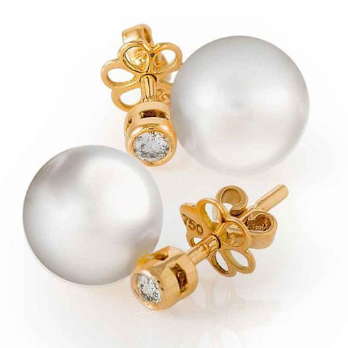 Ohrringe mit Perlen 24999