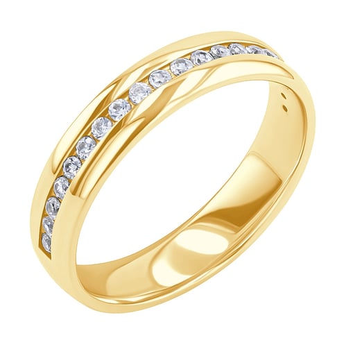 Goldener Eternity-Ring mit Lab Grown Diamanten Loby