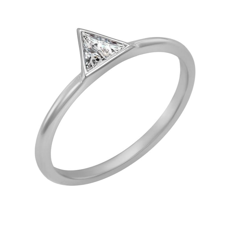 Ring mit Trillion-Diamant Daslis