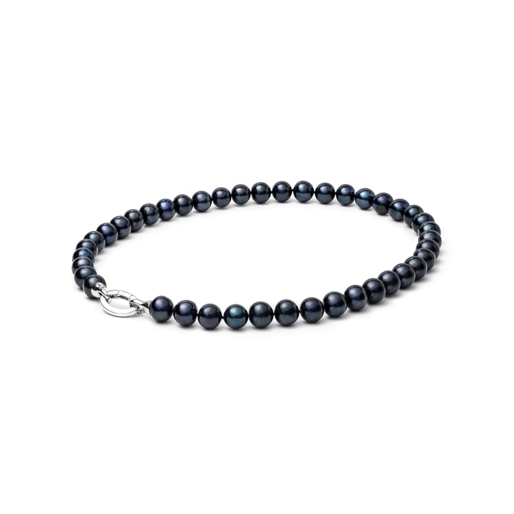Kette mit schwarzen Perlen Scilla