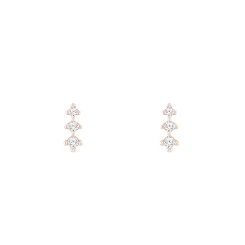 Zarte Ohrstecker mit Diamanten Linus