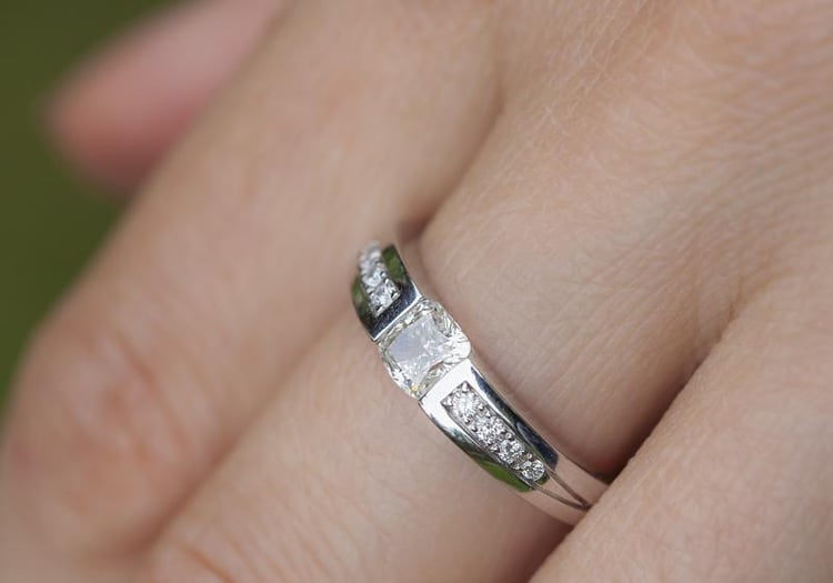 Diamantring aus Gold 2621