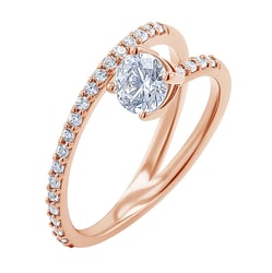 Unkonventioneller Verlobungsring mit Lab Grown Diamanten Cyrus