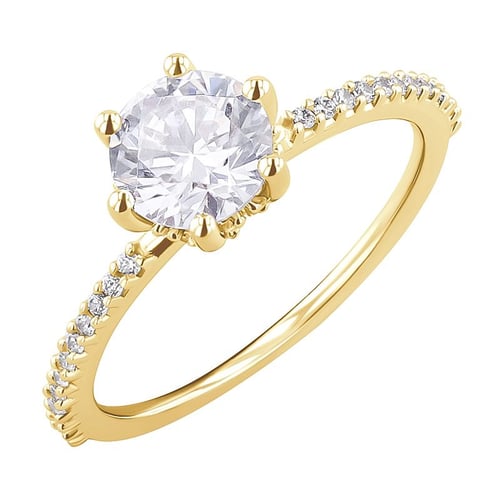 Verzierter Verlobungsring mit Lab Grown Diamanten Narina