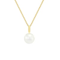 Elegante Anhänger aus 585 Gold mit Perle Havene