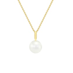 Elegante Anhänger aus 585 Gold mit Perle Havene