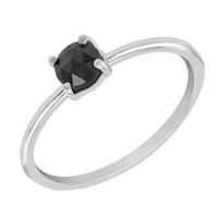 Verlobungsring mit schwarzem Diamanten Paolo