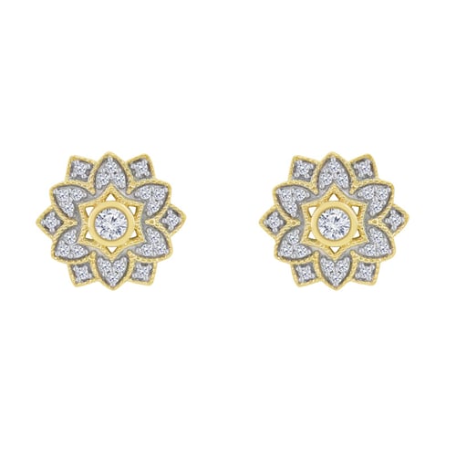 Schmuckset aus Gold mit Diamanten Vilette