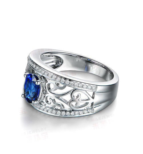 Diamanten Saphir Ring 8507