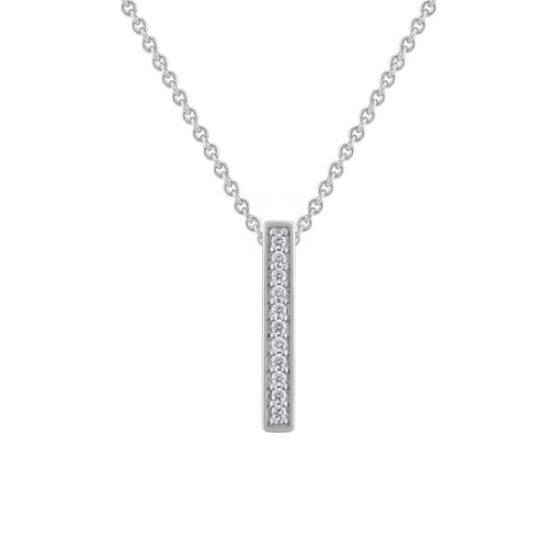 Goldener Anhänger mit Diamanten Ola