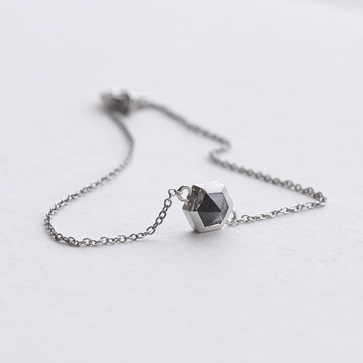 Goldenes Armband mit Salt and Pepper Diamant Judd 74606