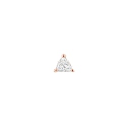 Mini Ohrstecker mit einem Trillion Lab Grown Diamant Manzo