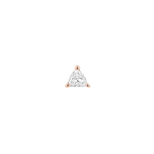 Mini Ohrstecker mit einem Trillion Lab Grown Diamant Manzo