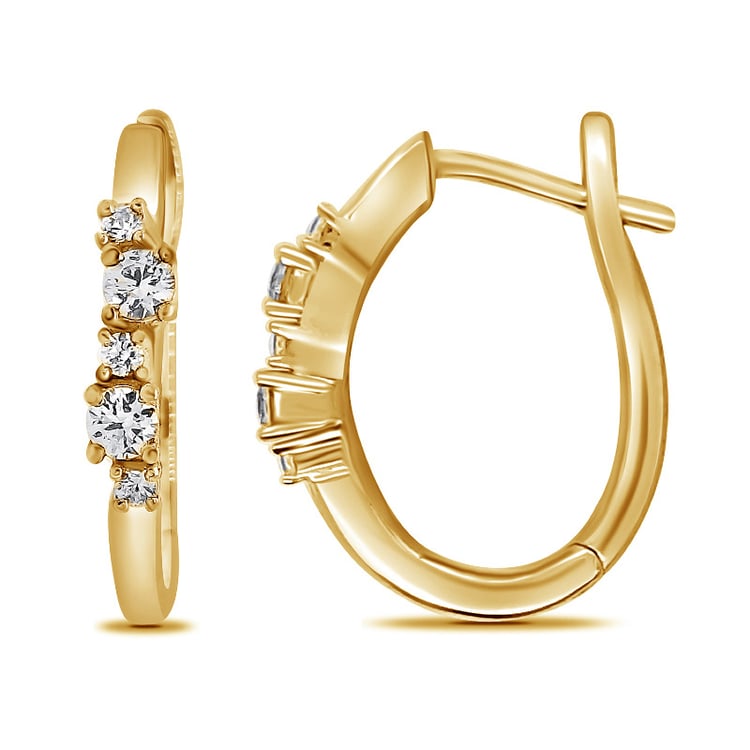 Creolen mit Diamanten Halian 68149