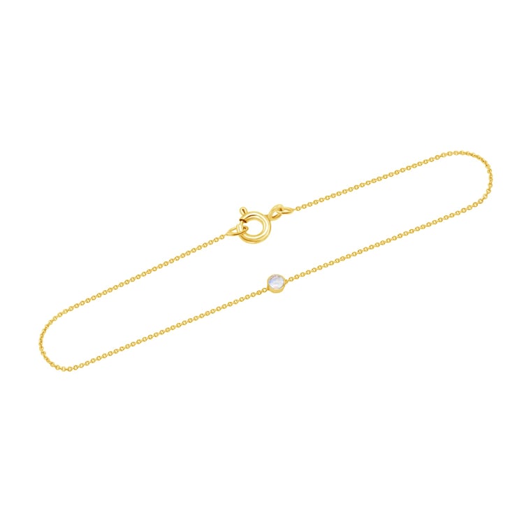 Minimalistisches Armband in Gold und mit Mondstein Bonato 71284