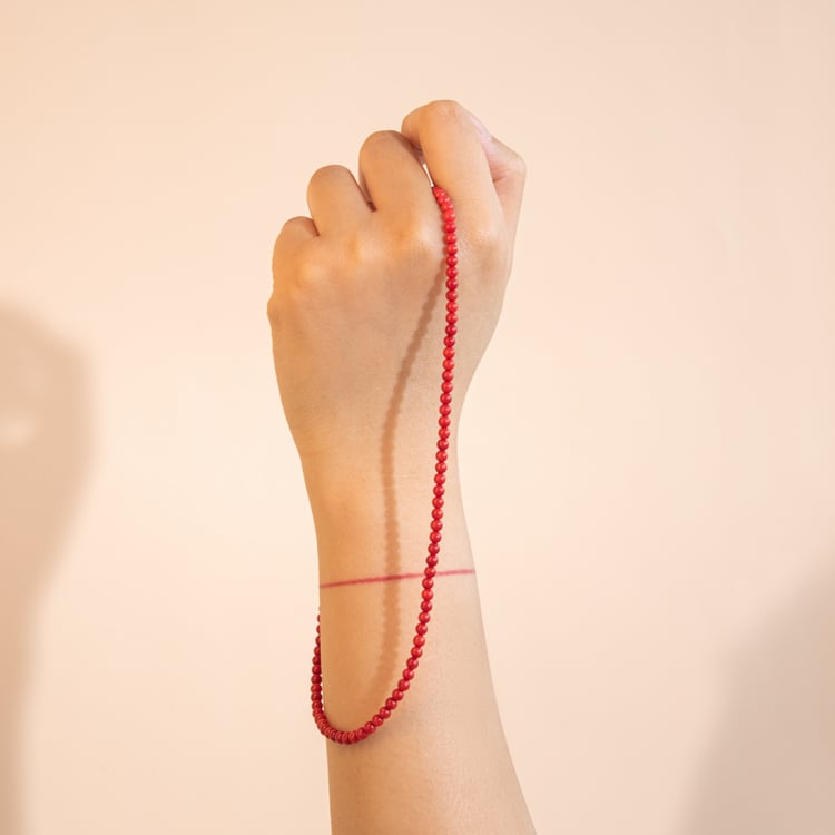 Silberne Korallen-Kette Norma 104467