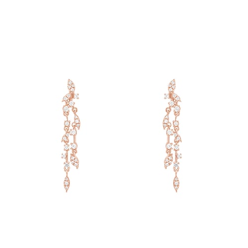 Hängeohrringe mit Diamanten Lungile