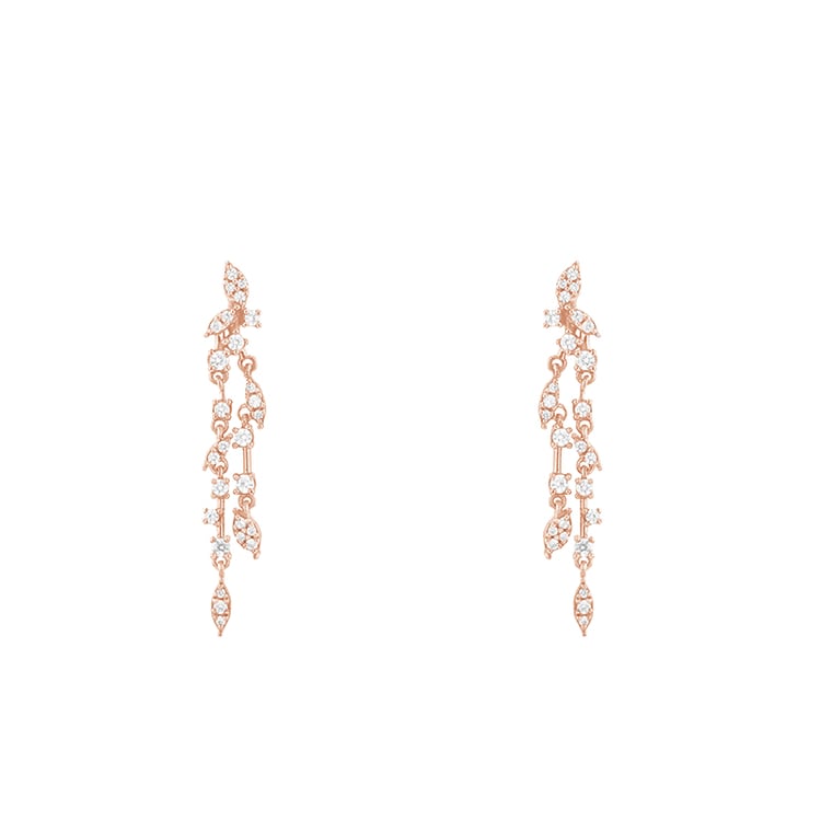 Hängeohrringe mit Diamanten Lungile 85414