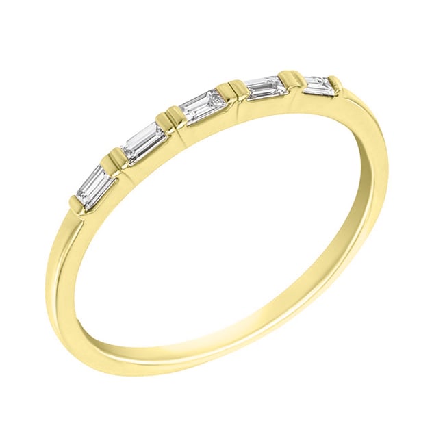 Halb-Eternity aus Gold mit Baguette Diamanten Vamala 59691