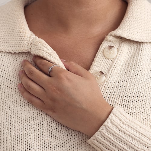 Schmuckset im Cluster-Stil mit Salt and Pepper Diamanten Halli