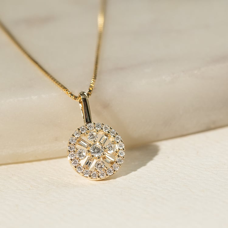 Funkelnder Anhänger mit Lab Grown Diamanten Collyn 138645