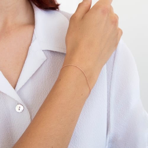 Ankerarmband 16, 17 und 18 cm in 14K Gold