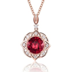 Anhänger mit Rubin und Diamanten Riane