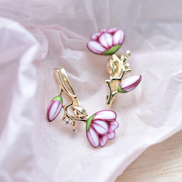 Ohrringe mit Diamanten 43365