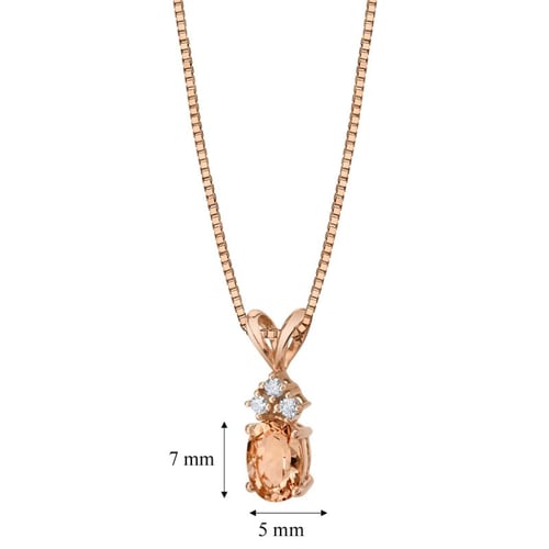 Schmuckset mit Morganiten und Diamanten Ama