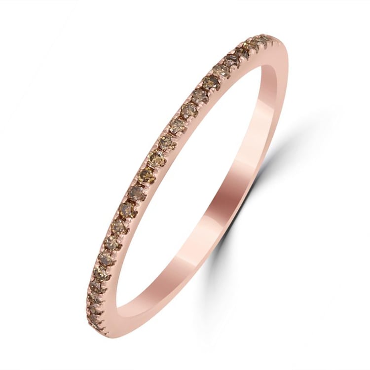 Champagne Diamanten in Eternity Ring 30696