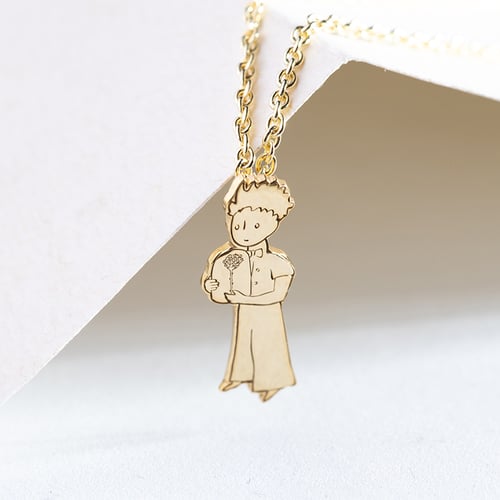 Silberanhänger mit dem Kleinen Prinzen