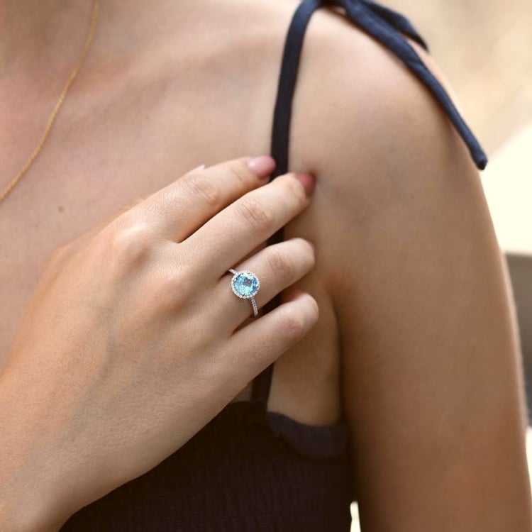 Goldring mit 2.75ct Topas und Diamanten Xana 106897