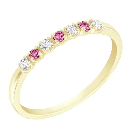 Ring mit Saphiren und Diamanten Gianna