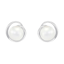 Perlenohrringe aus Silber