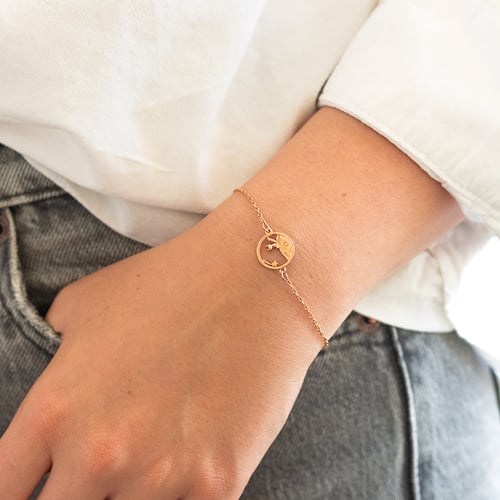 Armband mit einem geschnitzten Fuchs Der Kleine Prinz