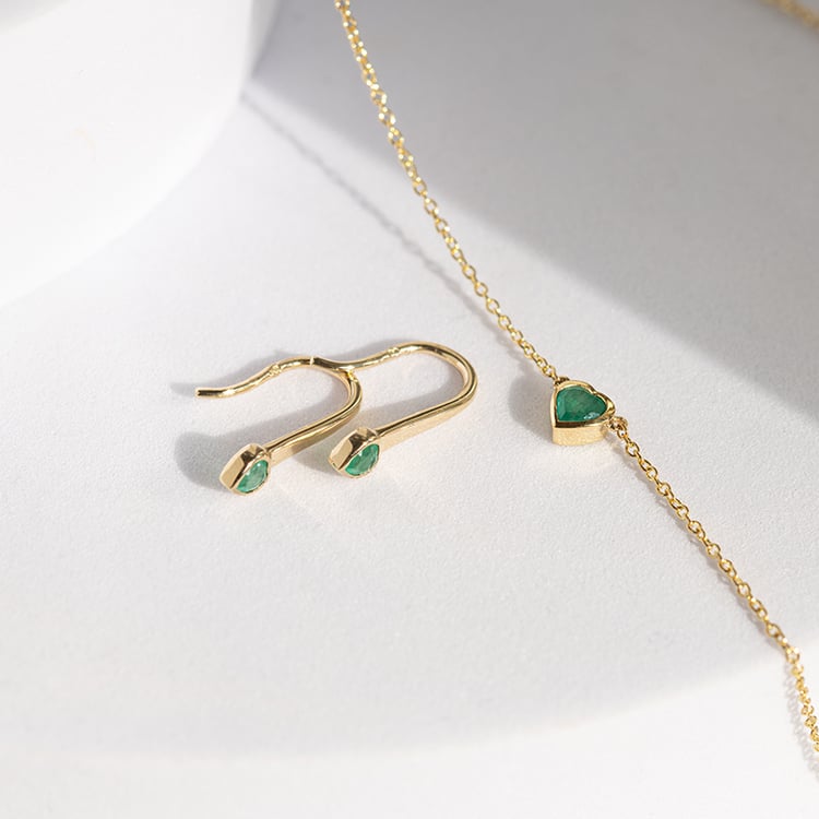 Schmuckset mit Smaragden Roshni 145816