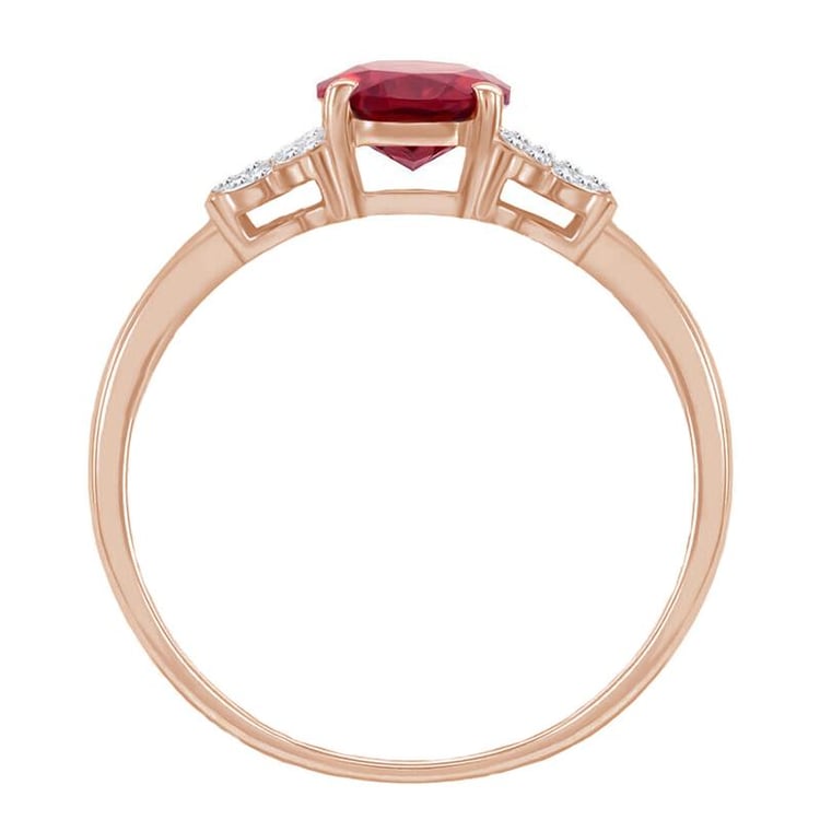 Ring aus Roségold 42611