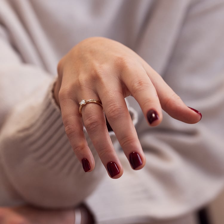 Verlobungsring mit einem 0.4ct IGI-zertifizierten Lab Grown Diamanten Sewyn 132778