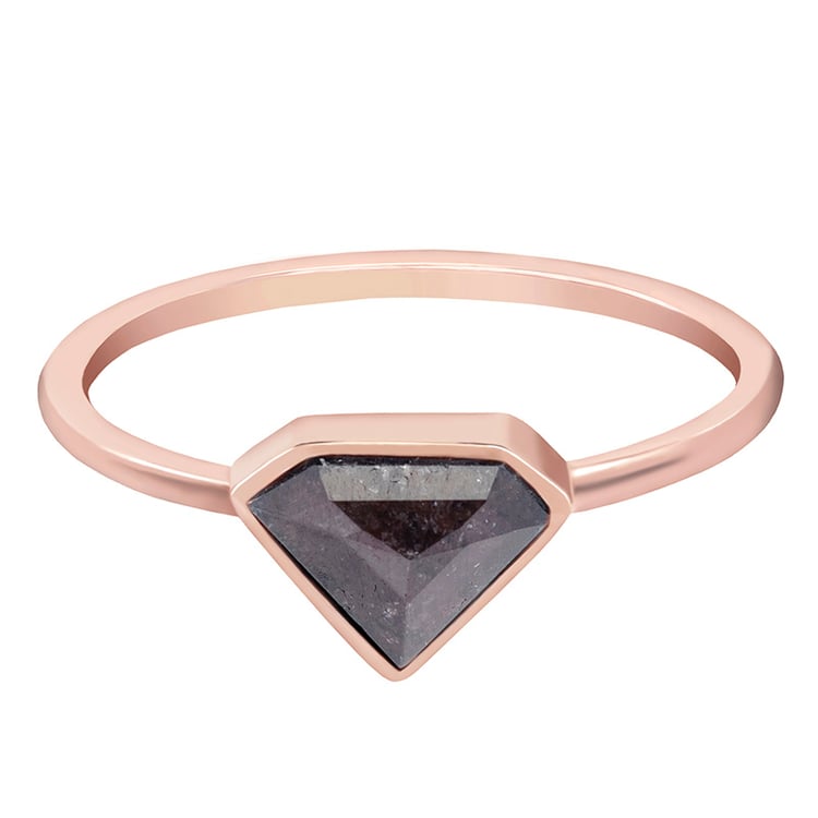 Goldring mit Salt and Pepper Diamant Vetries 34963