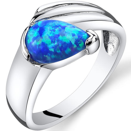 Ring mit blauem Opal