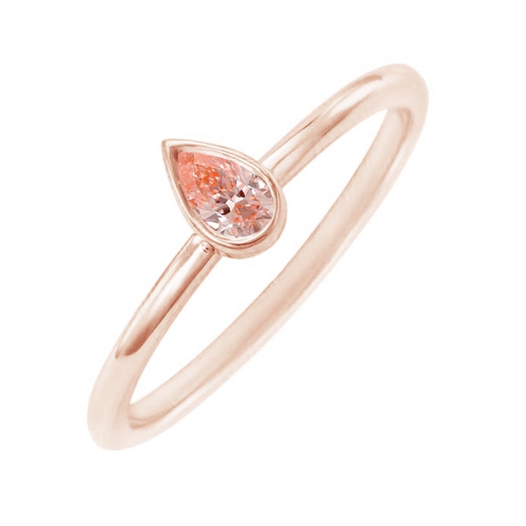 Minimalistischer Ring mit einem zertifizierten fancy pink Lab Grown Diamanten Nunez 113727