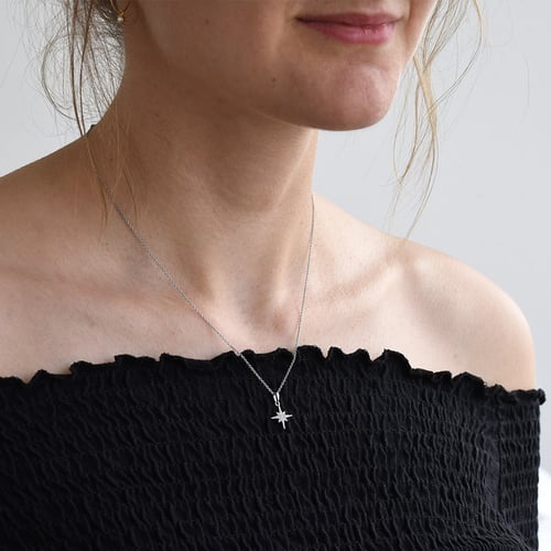 Anhänger in Form eines Diamantsterns Lynx