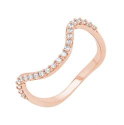 Unkonventioneller Ring mit Lab Grown Diamanten May