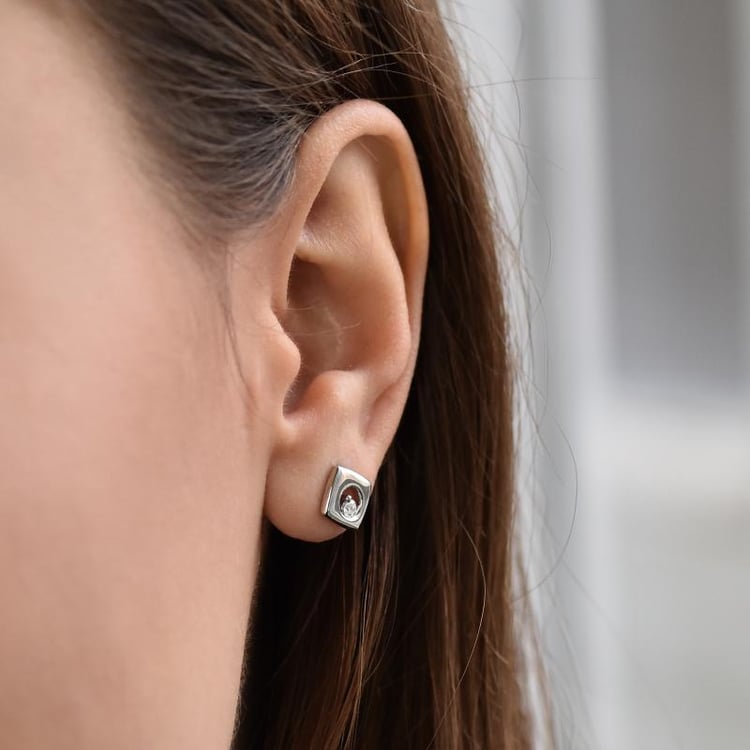 Ohrringe mit Diamanten 38398