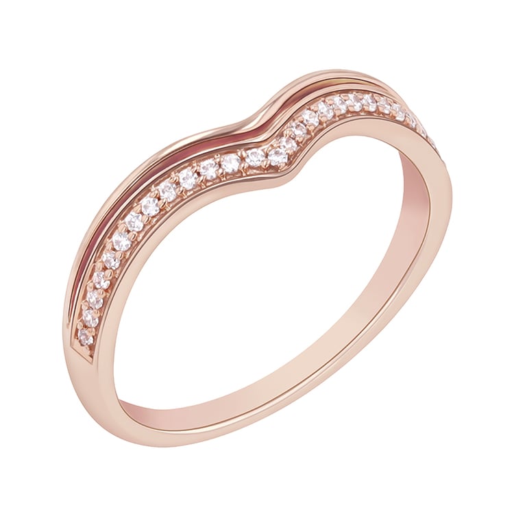 Gebogener Eternity-Ring mit Diamanten Irving 89385