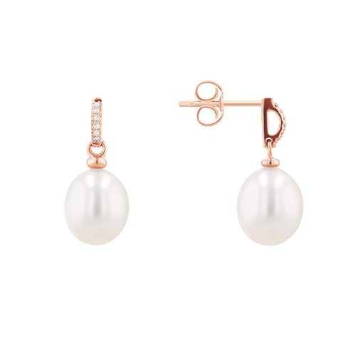 Goldenes Schmuckset mit Perlen und DIamanten Dudey