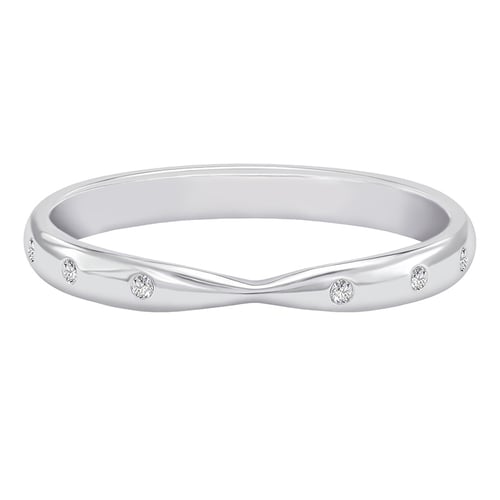Minimalistischer Eternity-Ring mit Lab Grown Diamanten Toskani