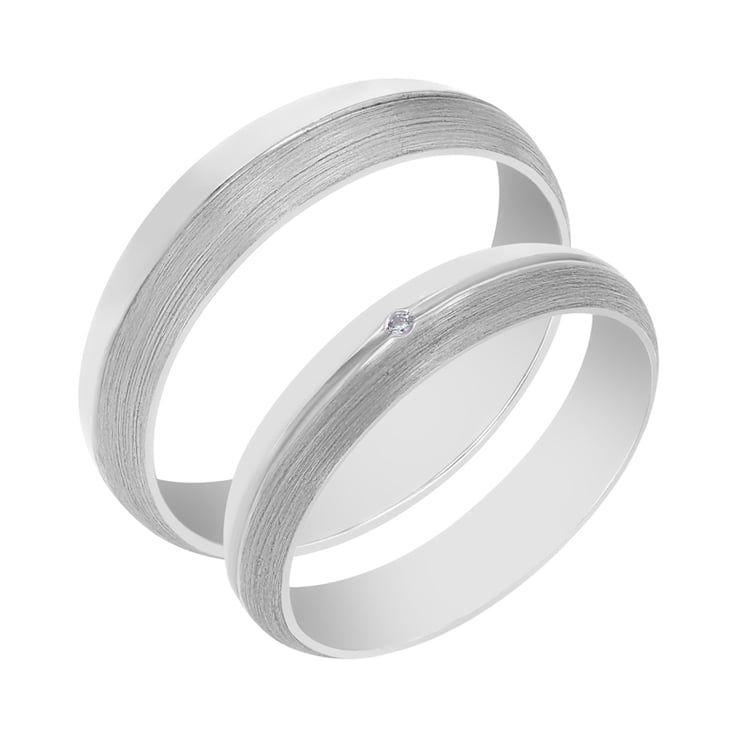 Platin Eheringe Ally